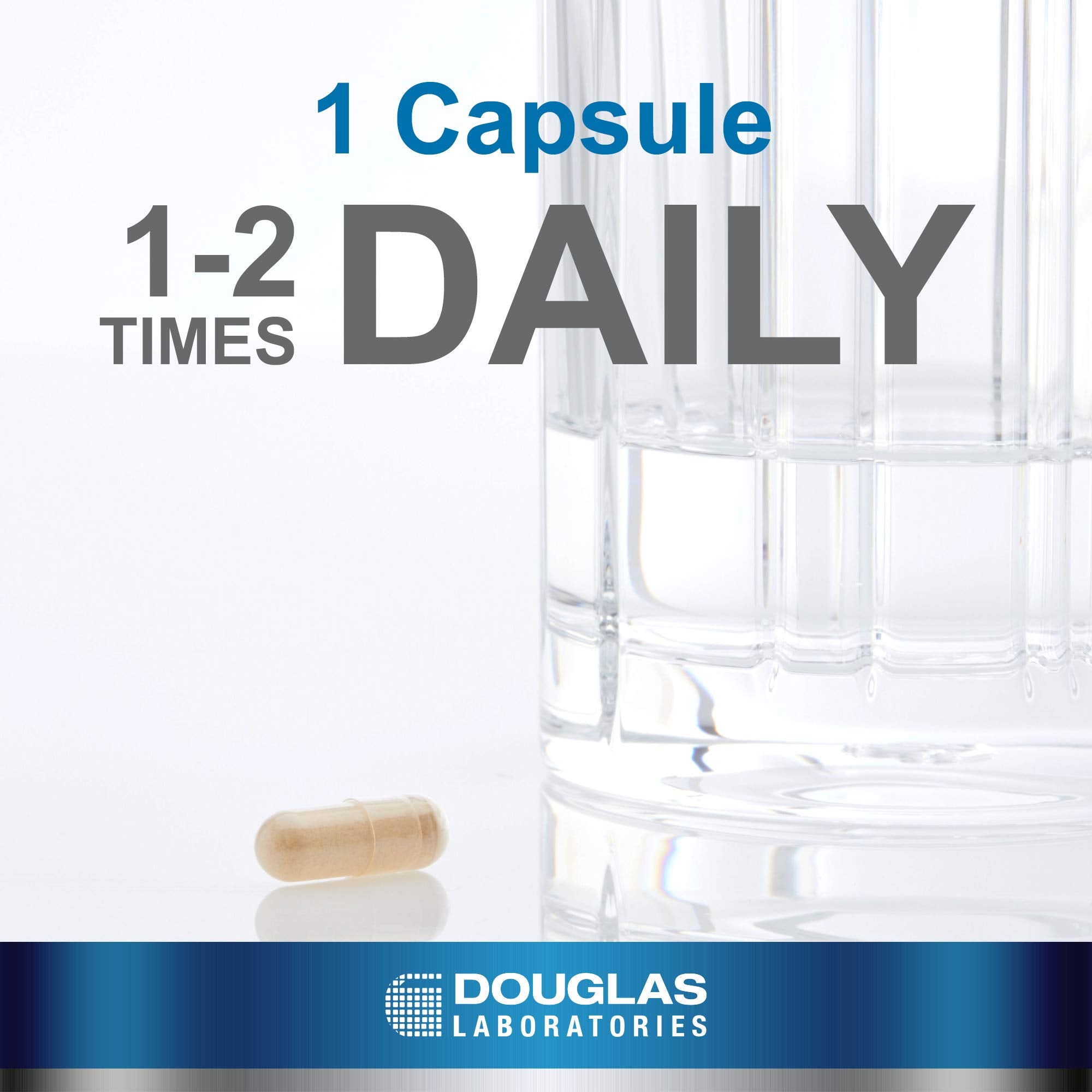 Douglas Laboratories capsules closeup show vegetarian capsules for clean, comprehensive B vitamin support.