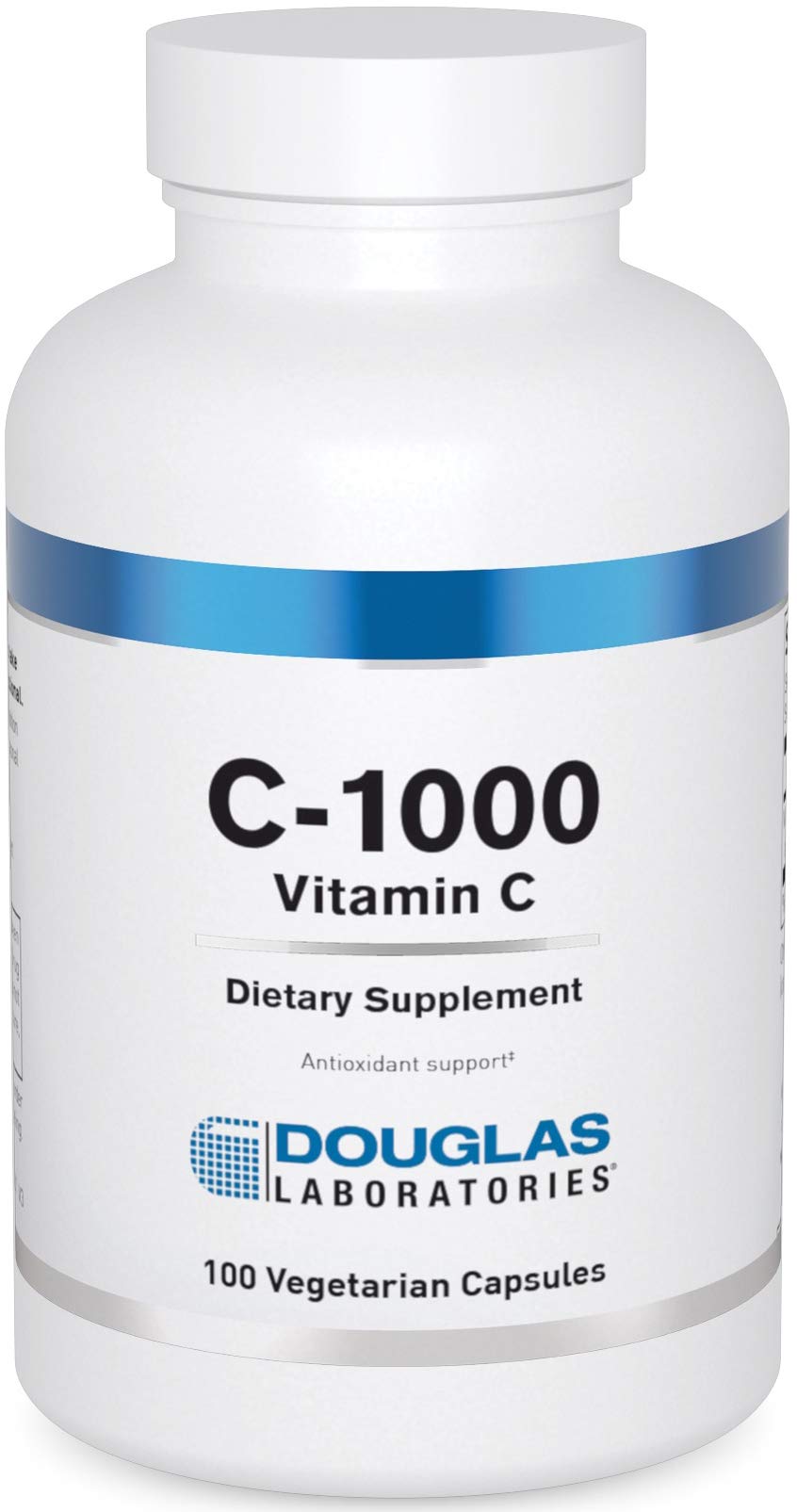 Douglas Laboratories C-1000 bottle cap for daily vitamin C routine