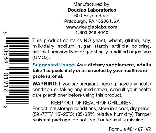 Douglas Laboratories C-1000 bottle pouring capsules into daily routine