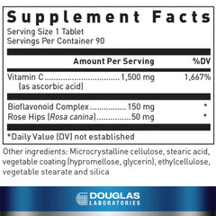 C-Max 1500 mg label close-up showing time-release design for steady antioxidant support.