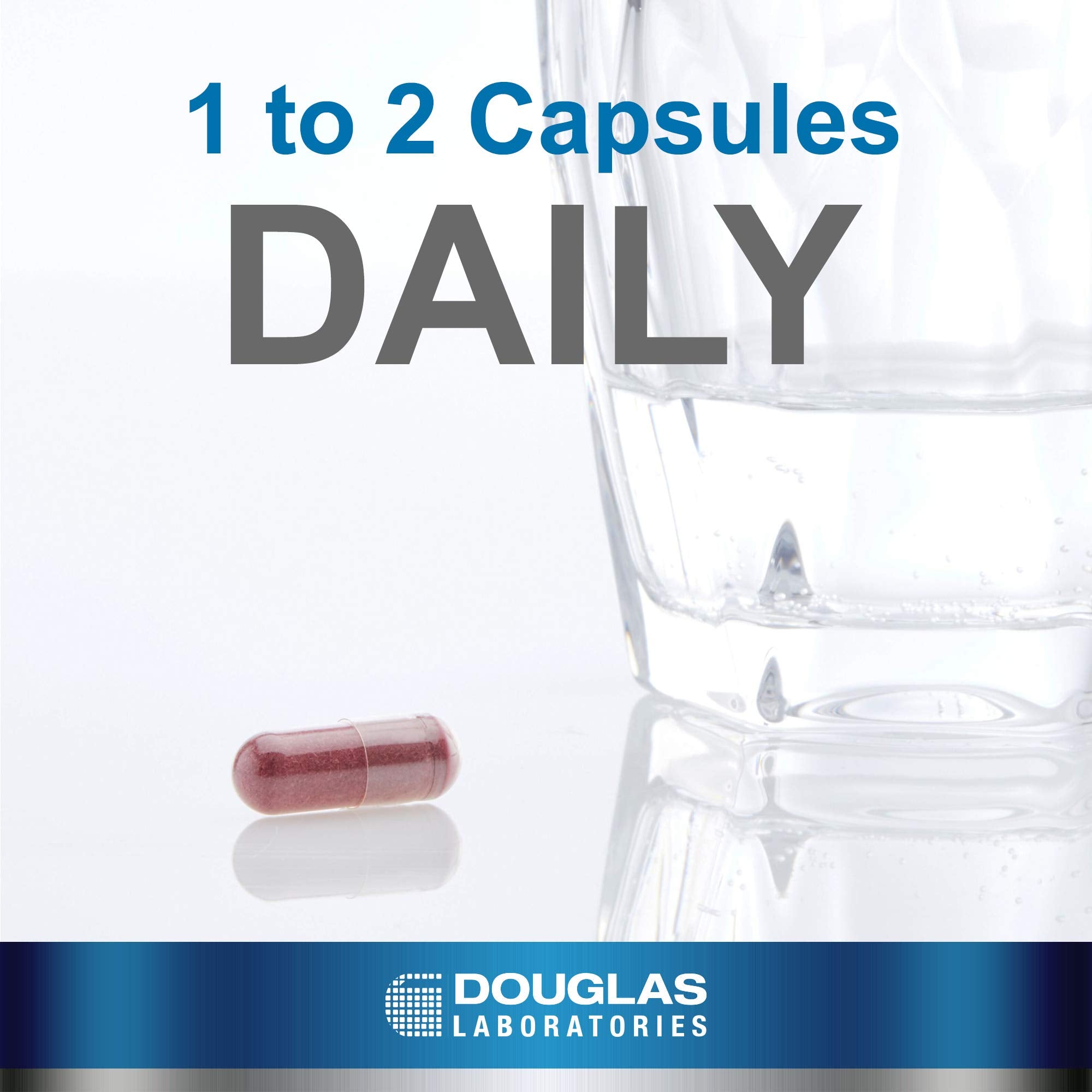 Douglas Laboratories Cran-Max capsules close-up, showcasing cranberry whole fruit concentrate for urinary health.