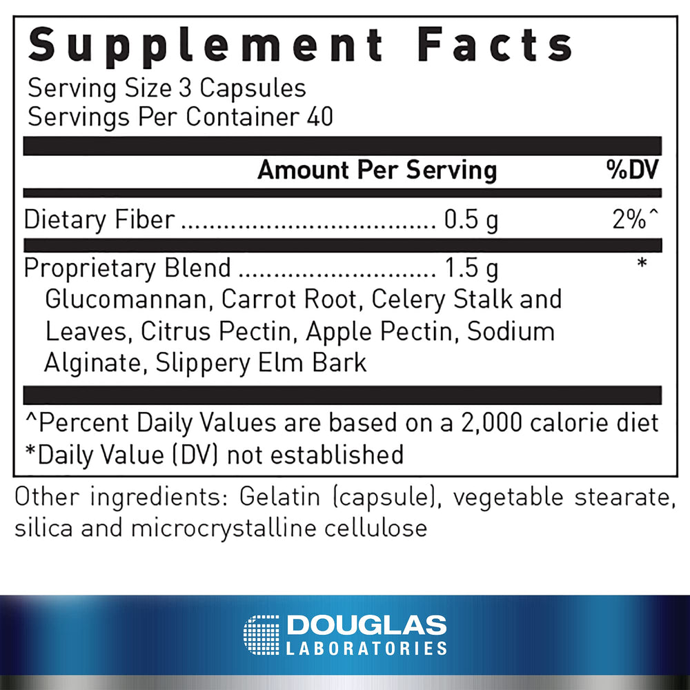 Douglas Laboratories Fiber-Plex pour illustrates easy daily intake.
