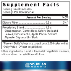 Douglas Laboratories Fiber-Plex pour illustrates easy daily intake.