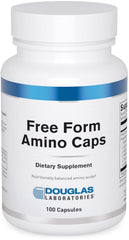 Douglas Laboratories Free Form Amino Capsules bottle for daily muscle and tissue support.
