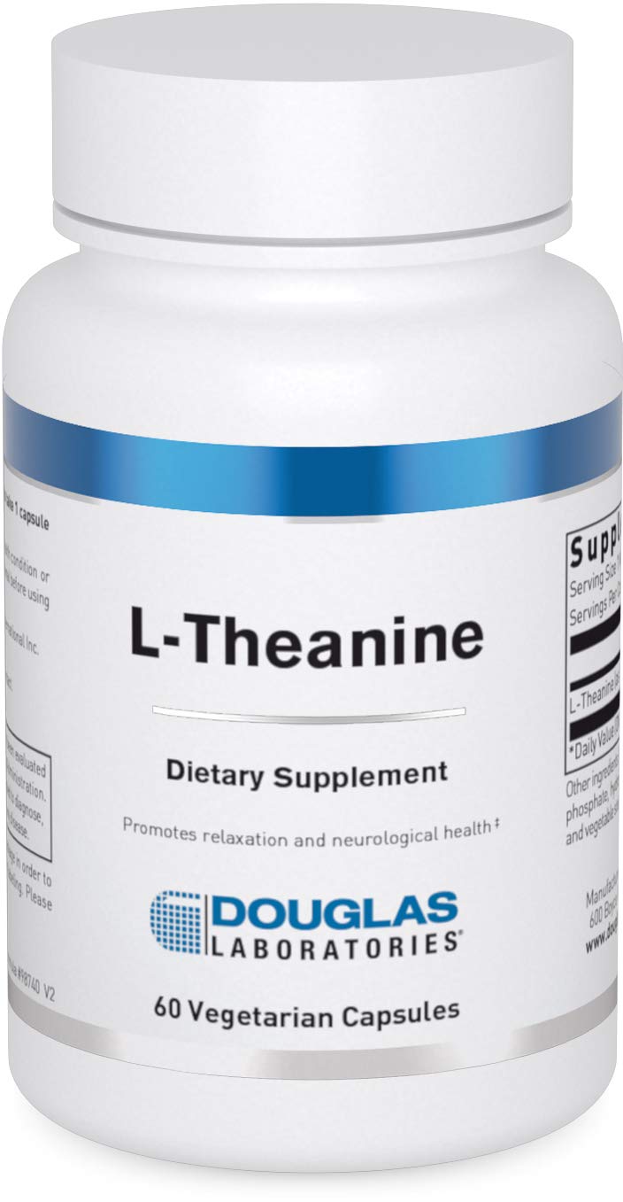 Douglas Laboratories L-Theanine bottle front for calm support