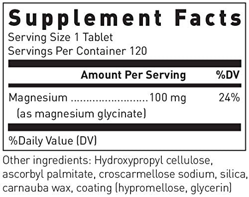 Close-up of Douglas Laboratories Magnesium Glycinate capsules for daily use.