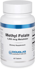 Douglas Laboratories Methyl Folate 1000mcg bottle front for daily folate support