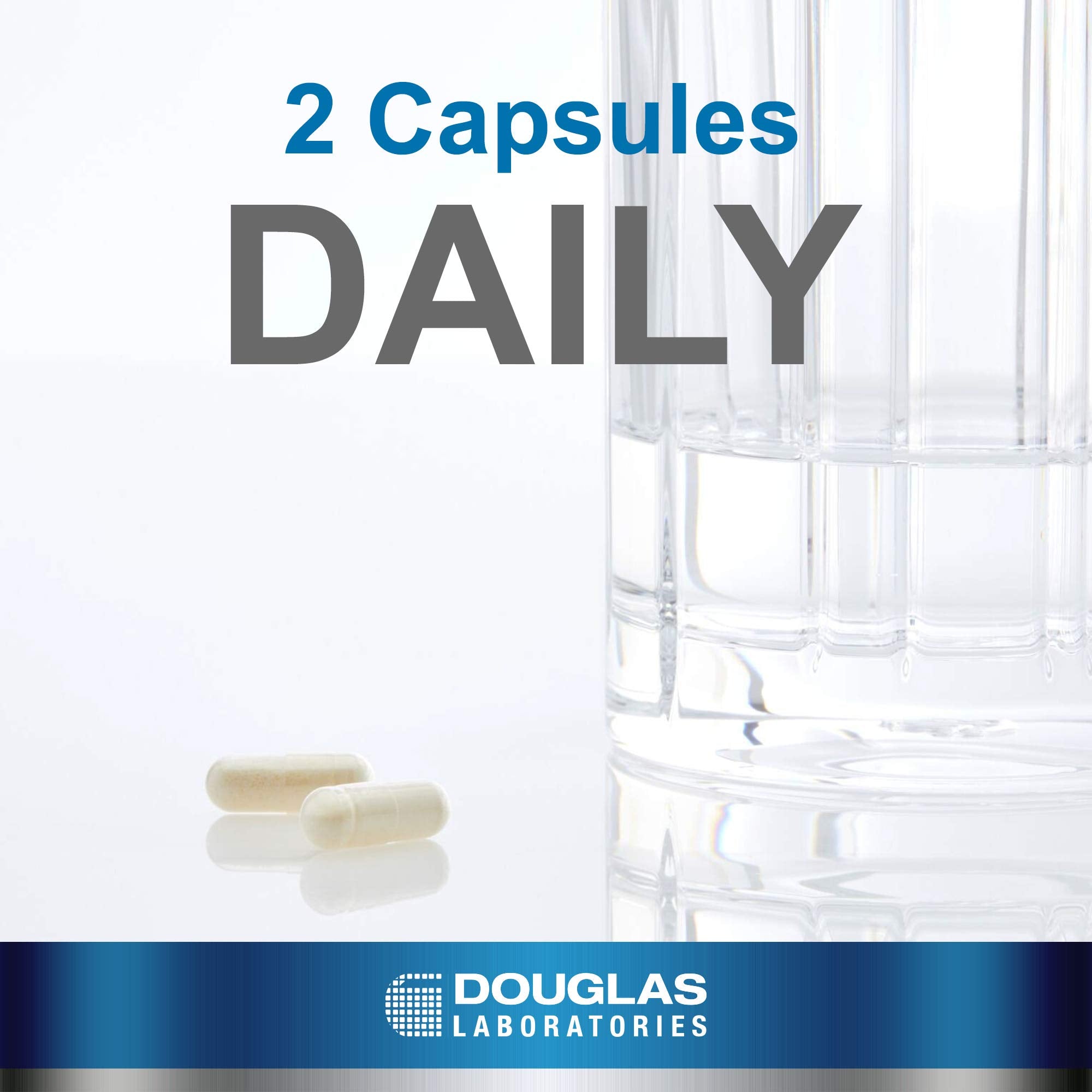 Douglas Laboratories label close-up highlighting 16-strain synbiotic blend