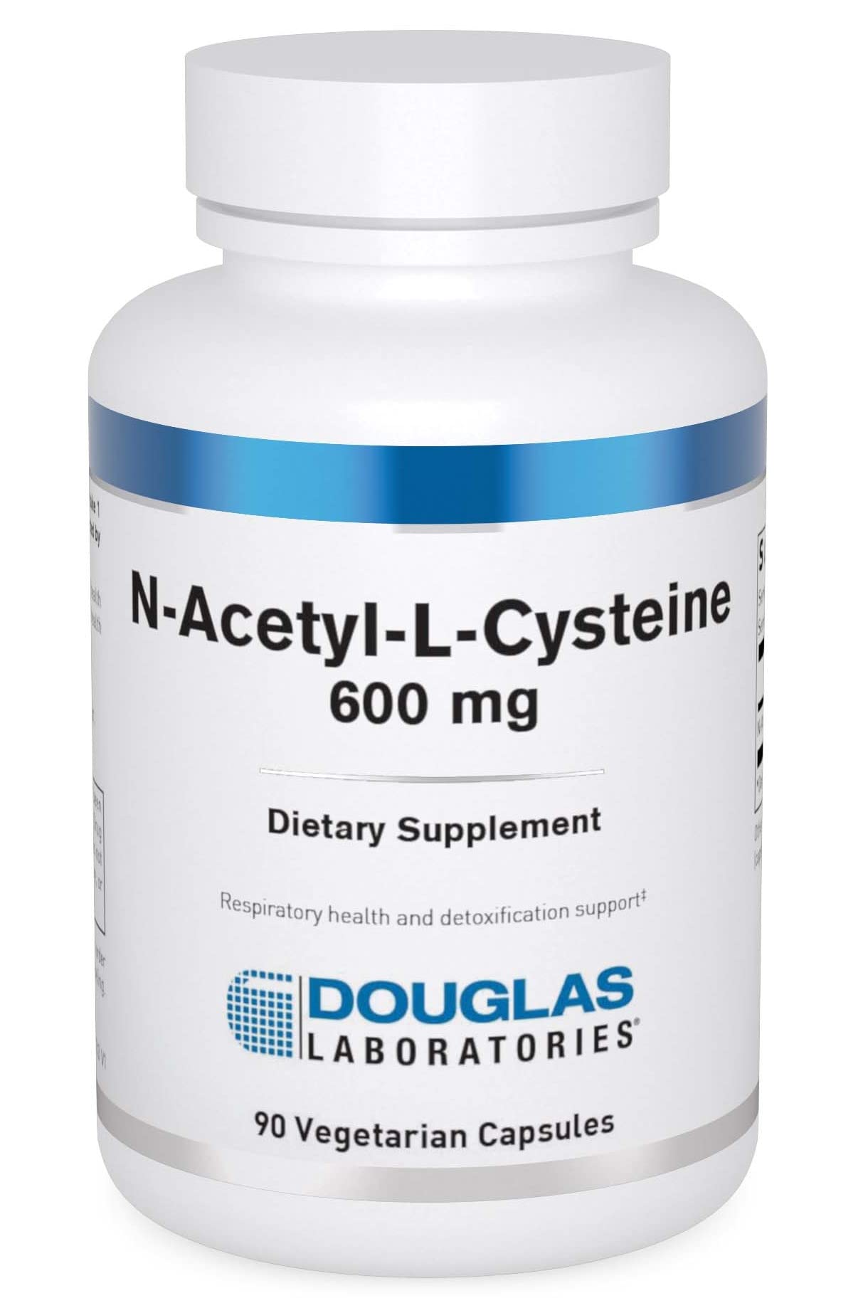 Douglas Laboratories NAC 600 mg bottle shown for antioxidant support