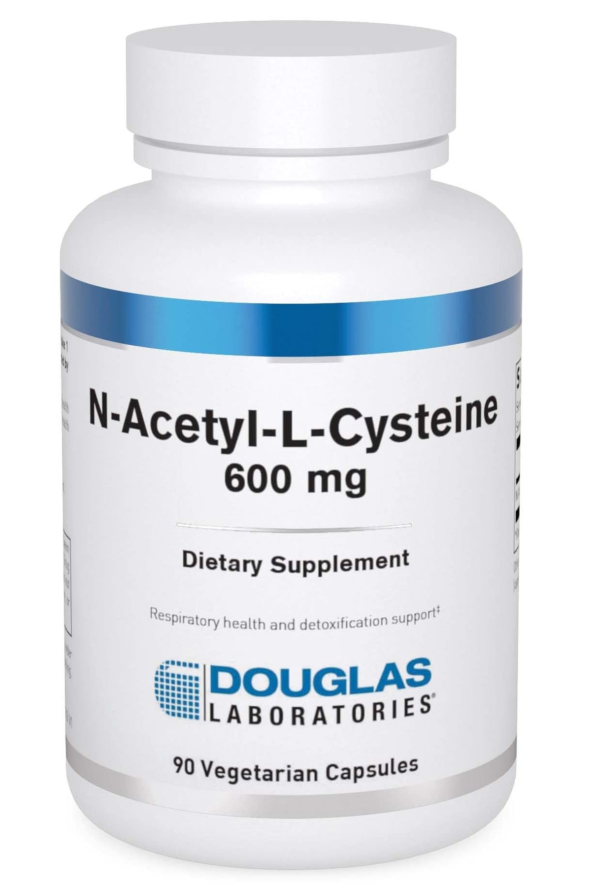 Douglas Laboratories NAC 600 mg bottle shown for antioxidant support
