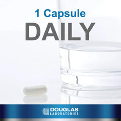 Detail of Douglas Laboratories NAC 600 mg label and ingredients