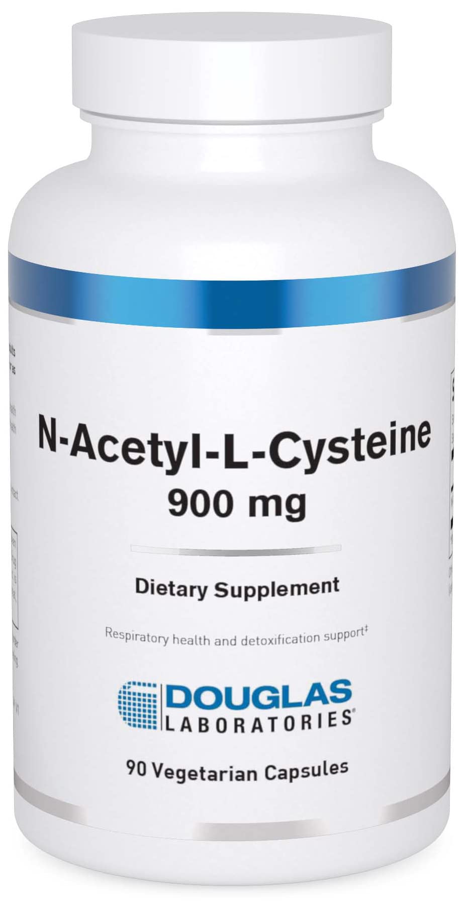 Douglas Laboratories NAC bottle front showing 900 mg capsules for antioxidant support