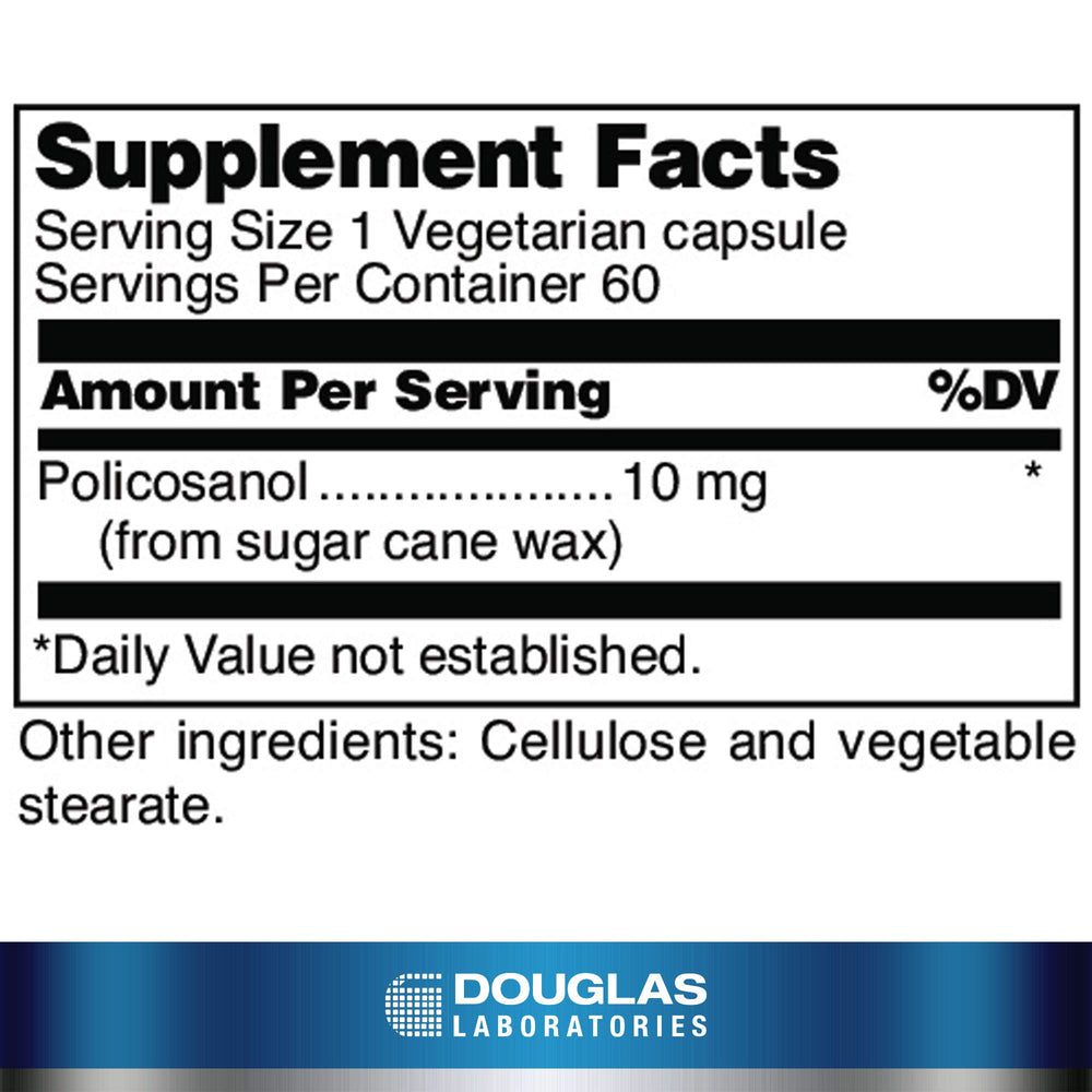Douglas Laboratories Policosanol capsules with uniform softgels.