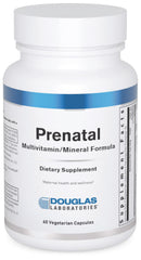 Douglas Laboratories Prenatal bottle front showing daily multivitamin and mineral support.