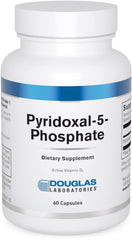 Douglas Laboratories Pyridoxal-5-Phosphate bottle front indicating daily neuro and heart support