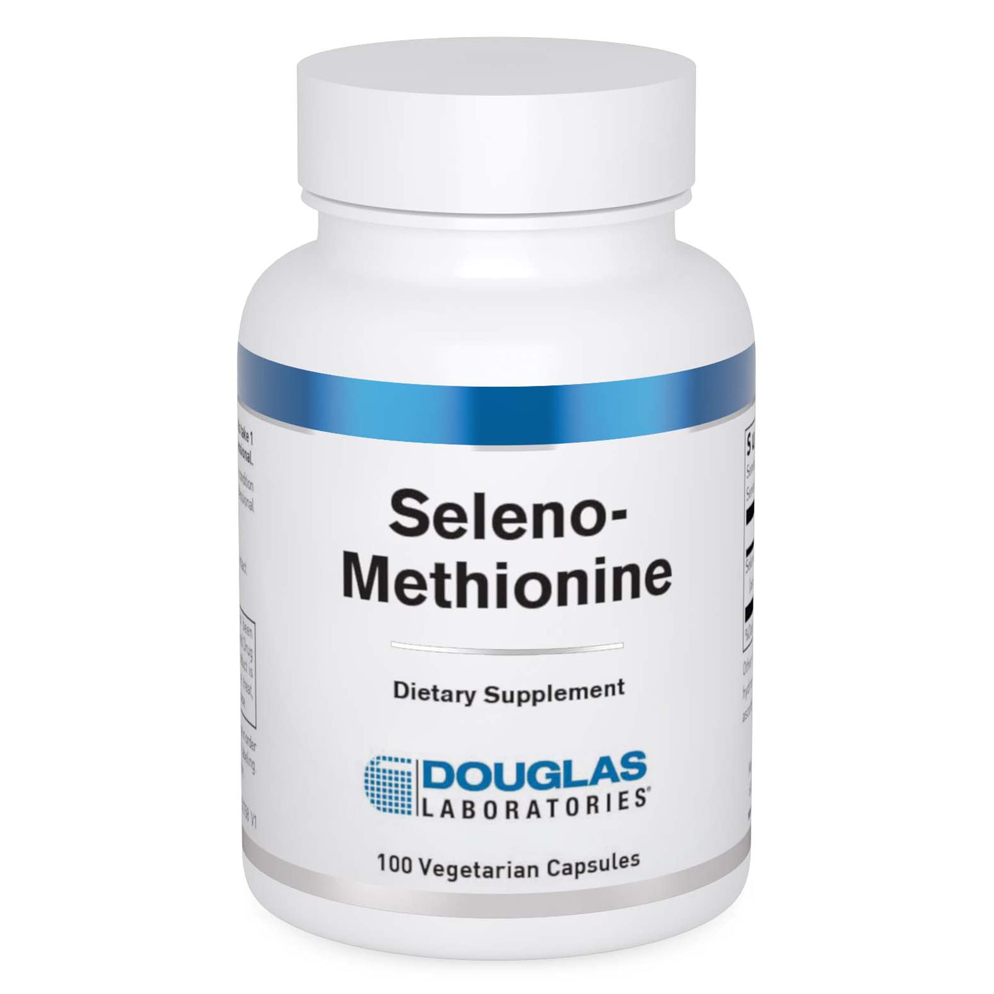 Douglas Laboratories Seleno-Methionine bottle with capsules for daily selenium support.