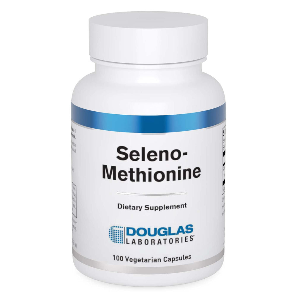 Douglas Laboratories Seleno-Methionine bottle with capsules for daily selenium support.