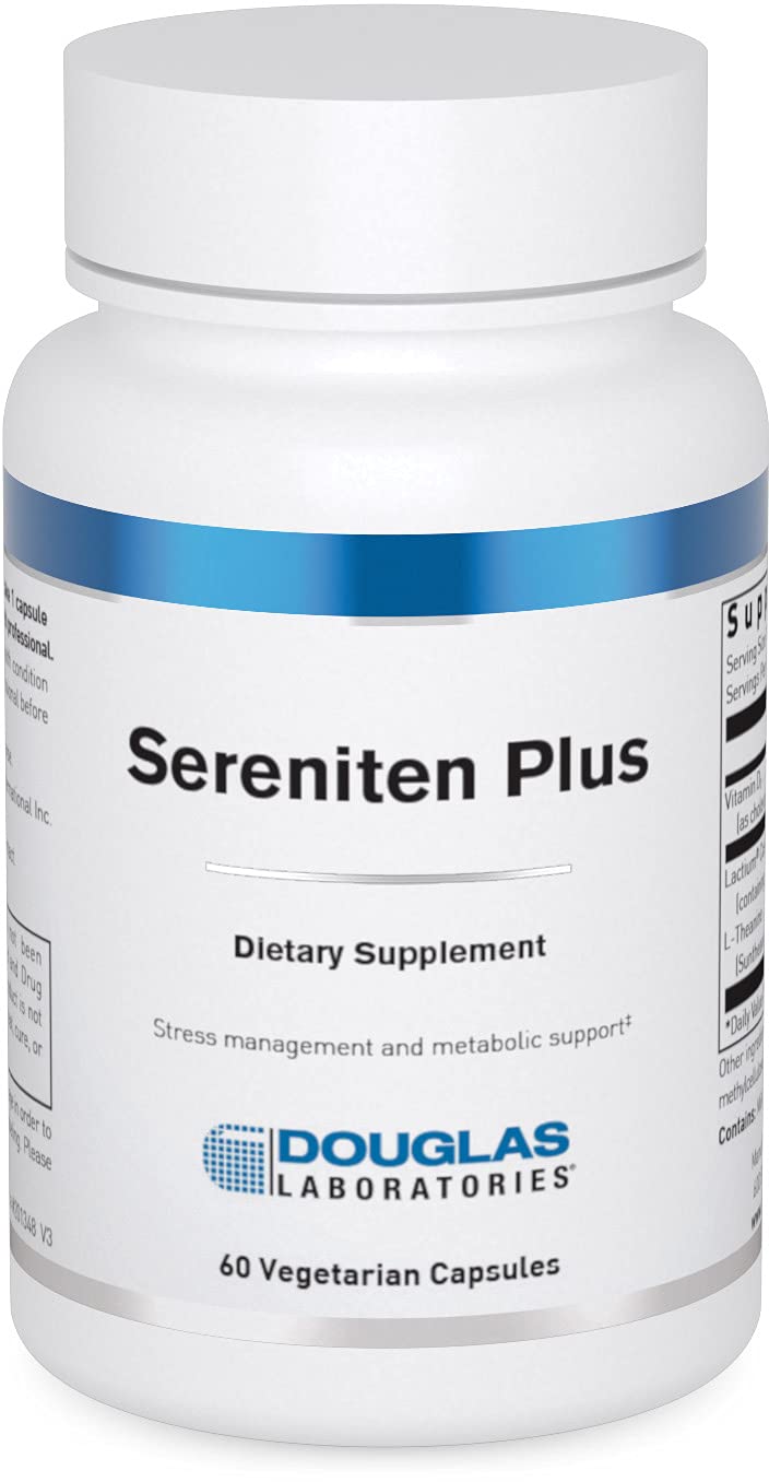 Douglas Laboratories Sereniten Plus bottle with capsules for stress support and sleep management