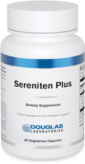 Douglas Laboratories Sereniten Plus bottle with capsules for stress support and sleep management