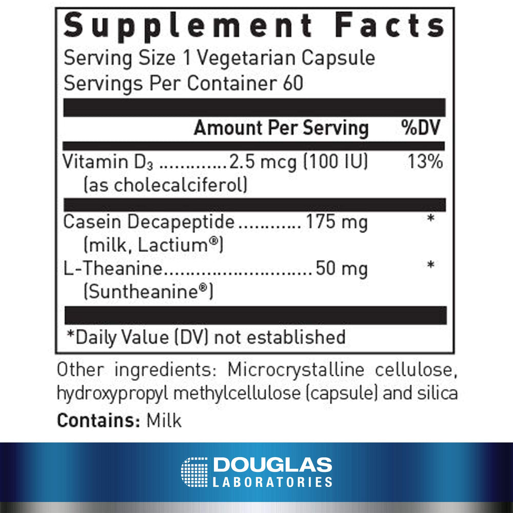 Closeup of Sereniten Plus capsules highlighting calming support