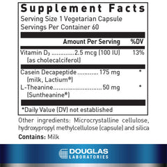 Closeup of Sereniten Plus capsules highlighting calming support