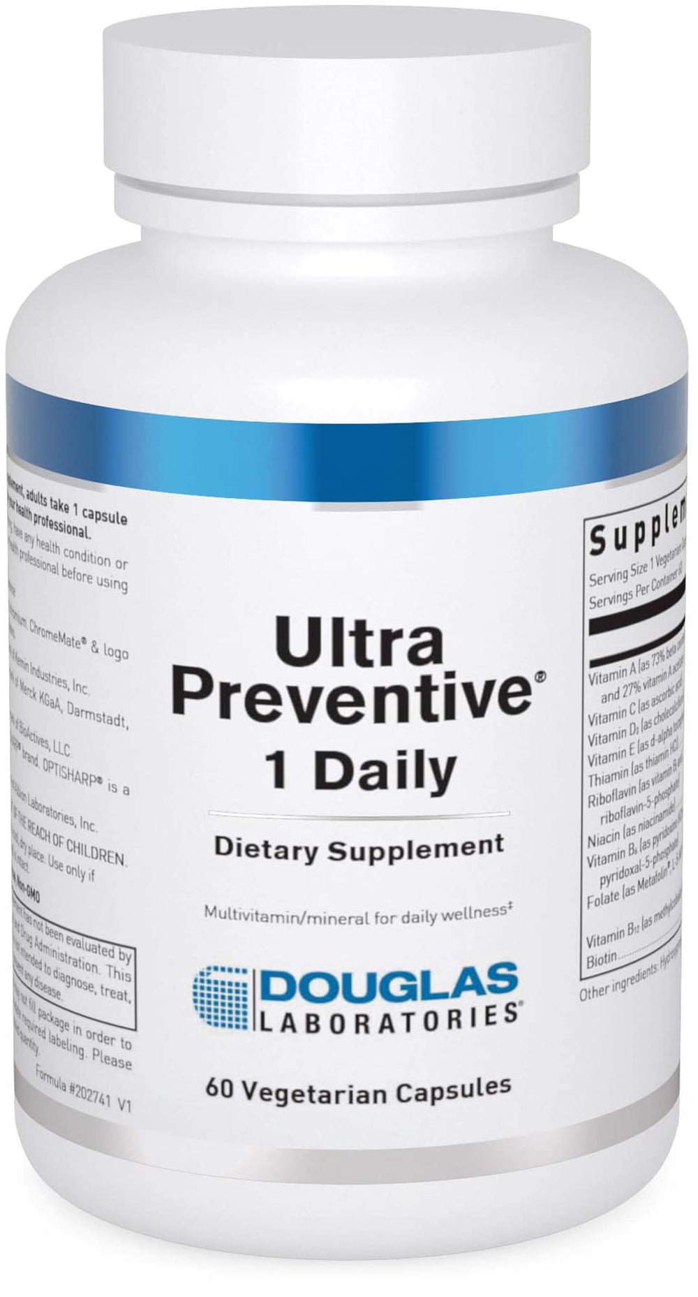 Douglas Laboratories Ultra Preventive 1 Daily bottle front supports daily energy