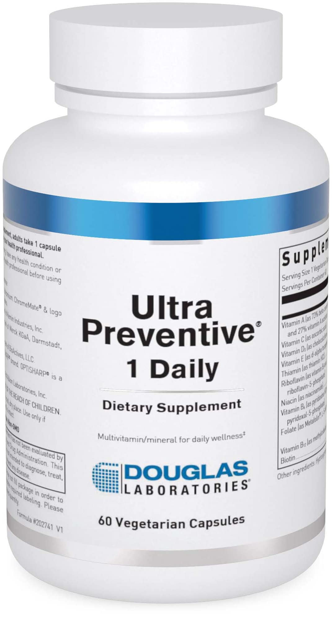 Douglas Laboratories Ultra Preventive 1 Daily bottle front supports daily energy