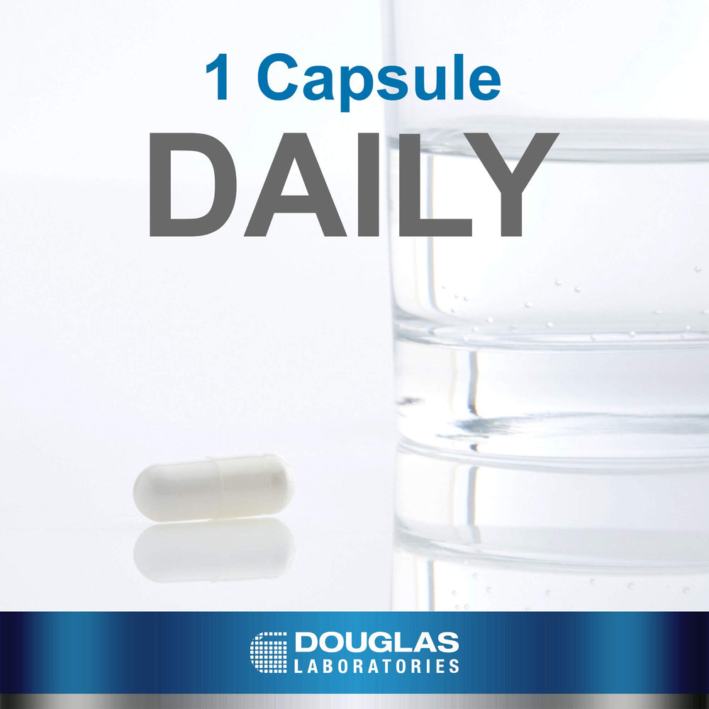 Douglas Laboratories Acetyl L-Carnitine 500 mg label close-up showing quality