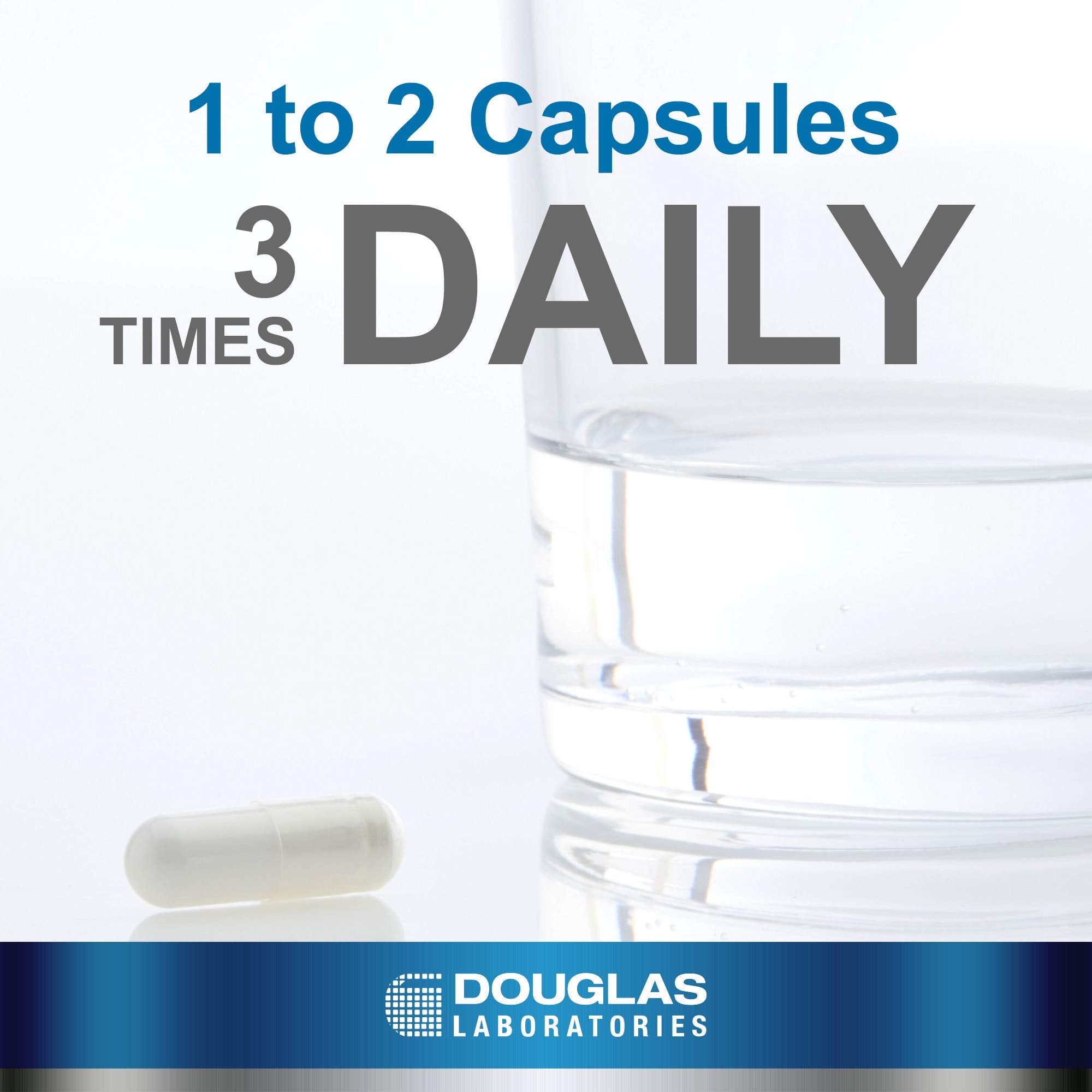 Douglas Laboratories L-Arginine 700 mg label design signifies quality and GMP.