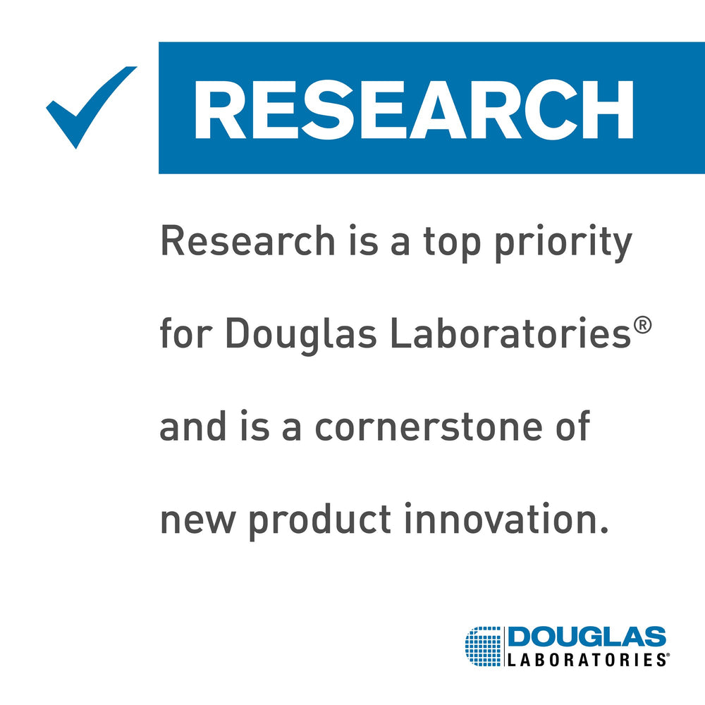 Douglas Laboratories GMO-free seal indicating non-GMO formulation