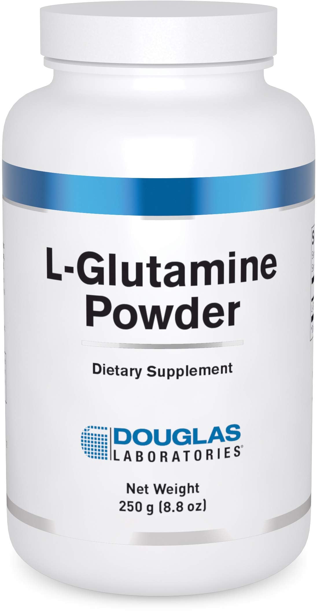 Douglas Laboratories L-Glutamine powder bottle for GI support.