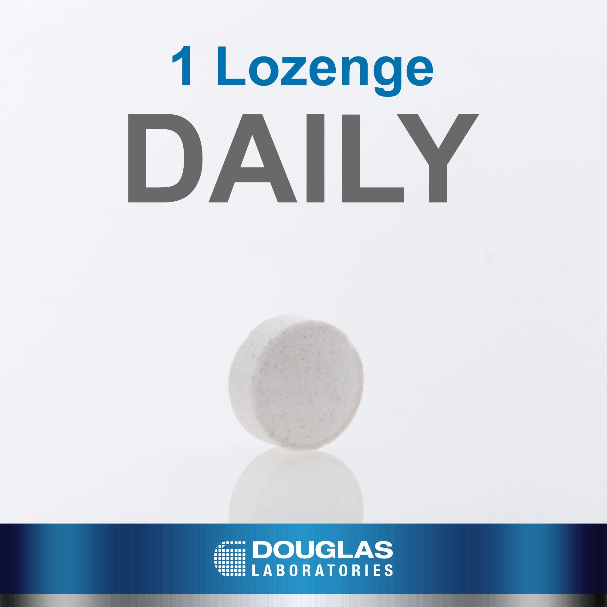 Close-up label of Douglas Laboratories Methyl B12 Plus highlighting methylfolate and methylcobalamin.