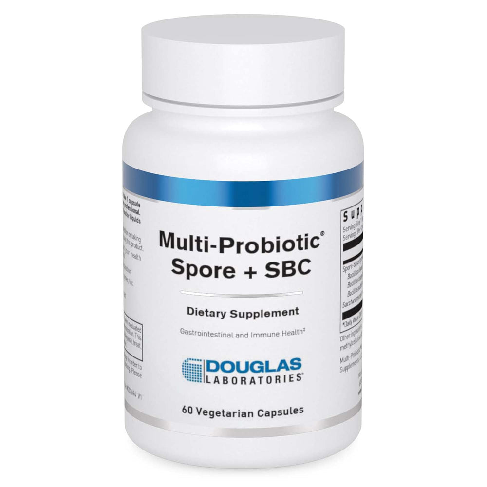 Douglas Laboratories Multi-Probiotic Spore + SBC bottle for potential gut support and immune balance