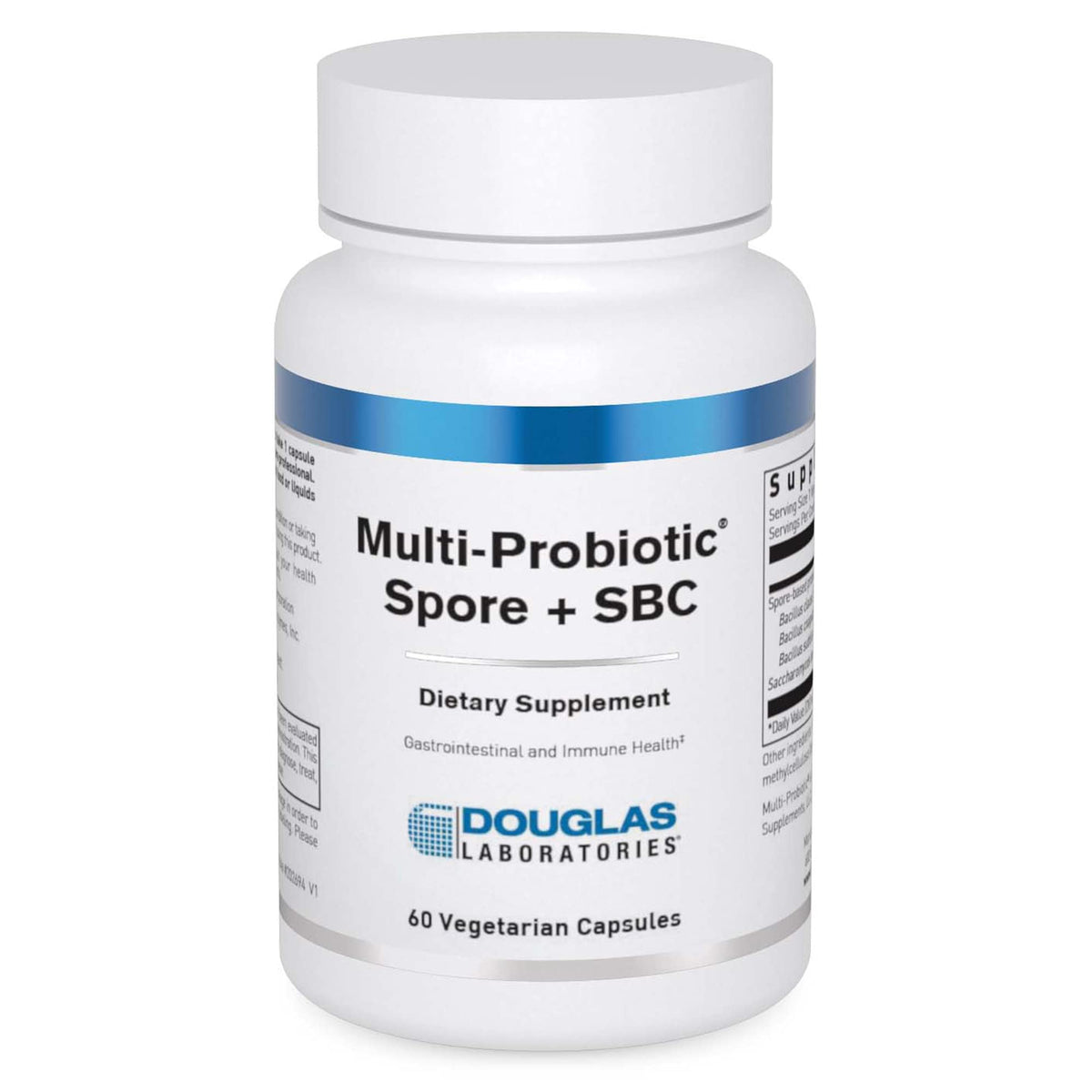 Douglas Laboratories Multi-Probiotic Spore + SBC bottle for potential gut support and immune balance
