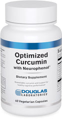 Douglas Laboratories Optimized Curcumin with Neurophenol bottle front suggesting easy daily use