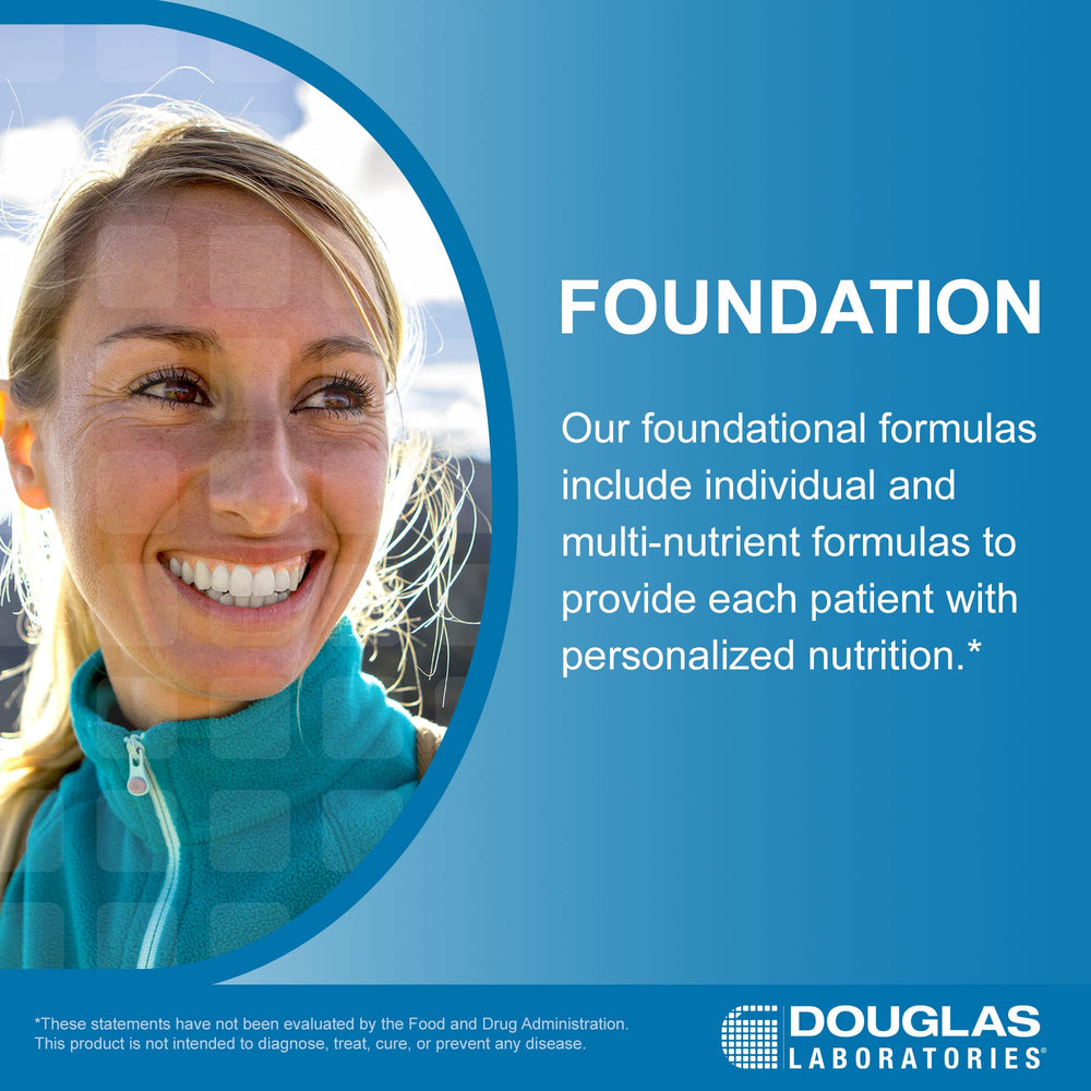 Douglas Laboratories Quercetin Bromelain Complex packaging box highlights product benefits