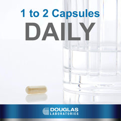 Douglas Laboratories Ultra I-3-C label close-up showing ingredients and non-GMO assurance.