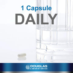 Douglas Laboratories Vitamin K2 MK-7 label close-up highlighting MK-7