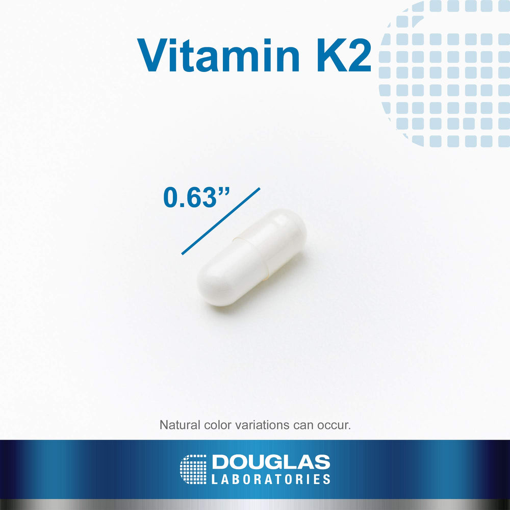 Douglas Laboratories Vitamin K2 MK-7 packaging on display
