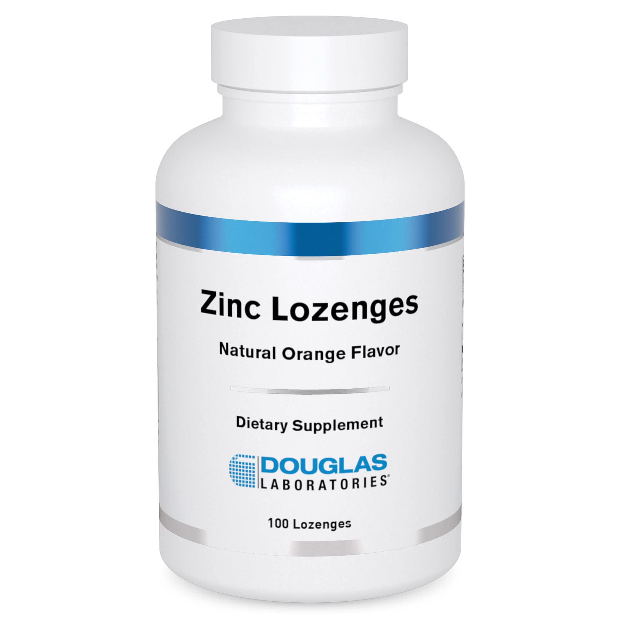 Douglas Laboratories Zinc Lozenges orange flavor pack may support immune function.