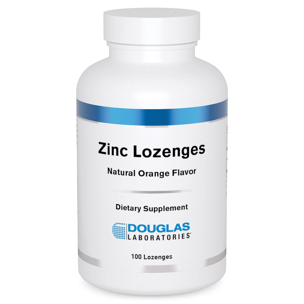 Douglas Laboratories Zinc Lozenges orange flavor pack may support immune function.