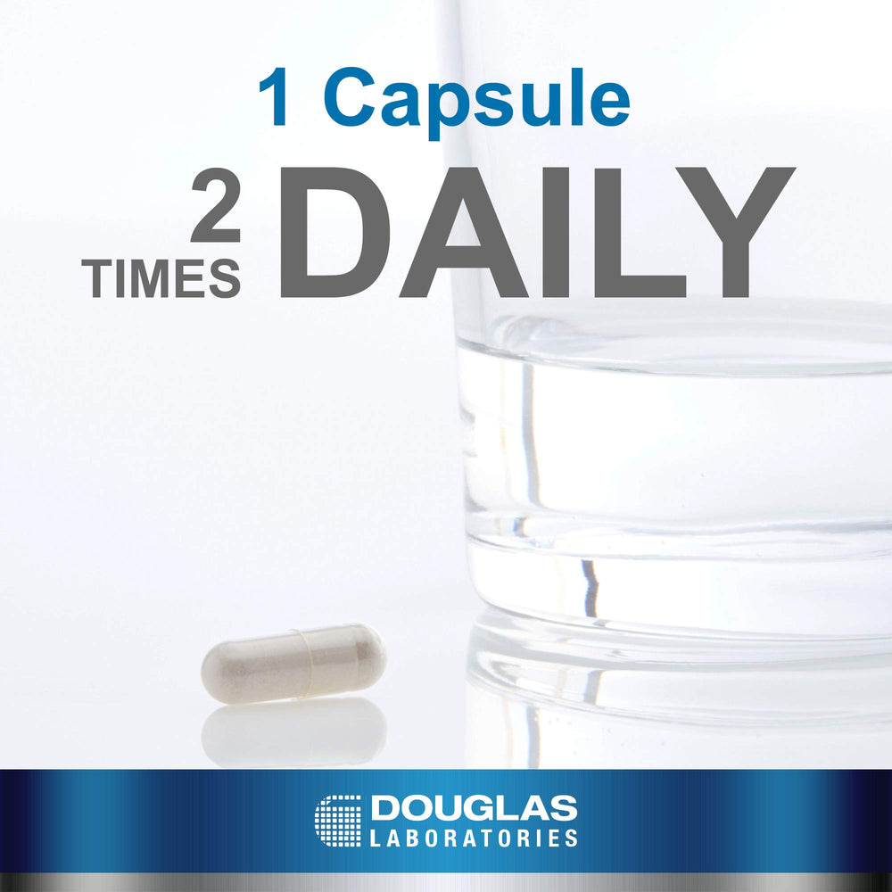 Douglas Laboratories Ultra Benfotiamine capsules closeup highlighting capsule form and potency
