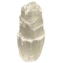 Down to Earth Selenite Iceberg Tower ambient glow enhances meditation spaces