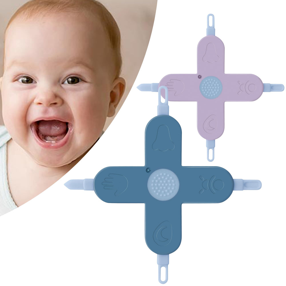 Doytn 4-in-1 nose-nail-ear cleaner shows compact, gentle baby grooming.