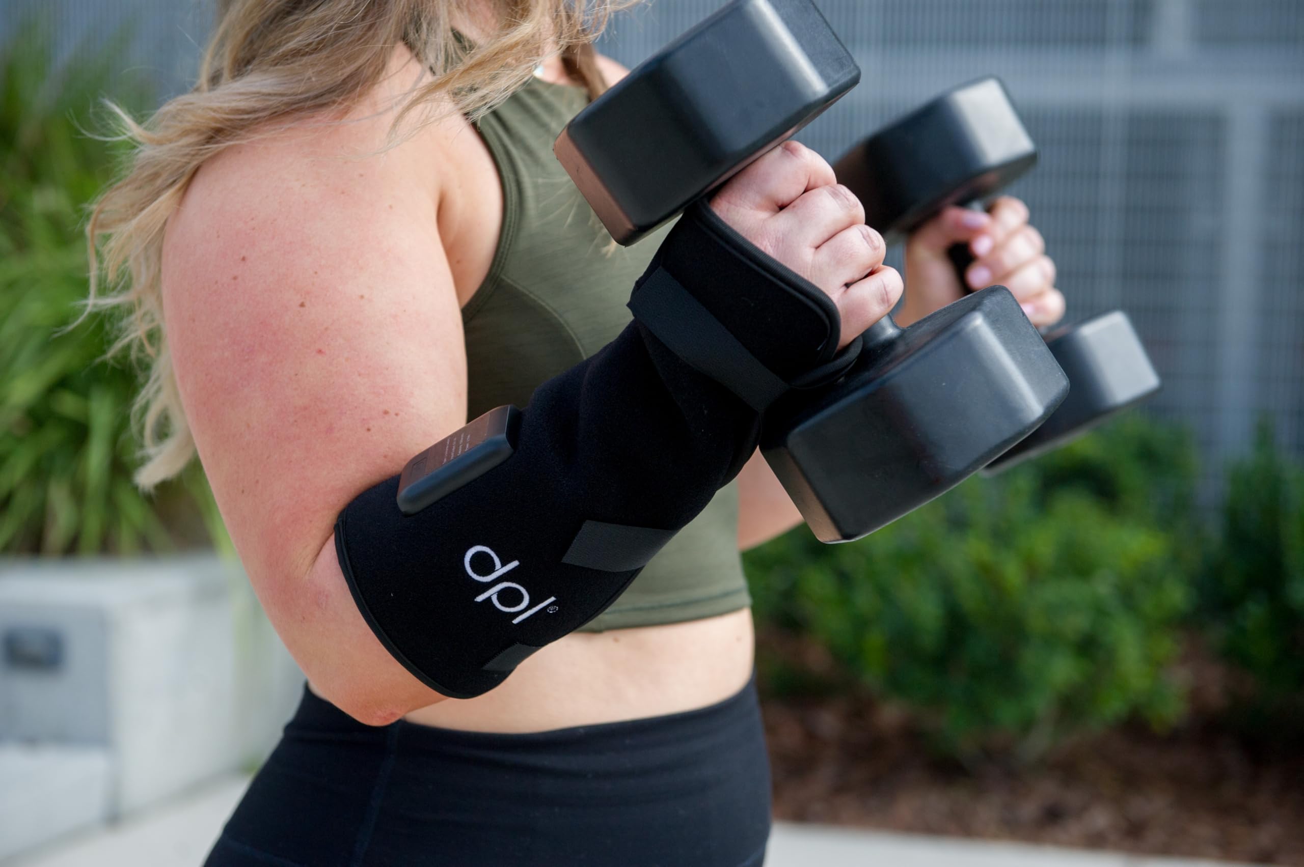 DPL compact wrist wrap fits easily in a bag for travel.