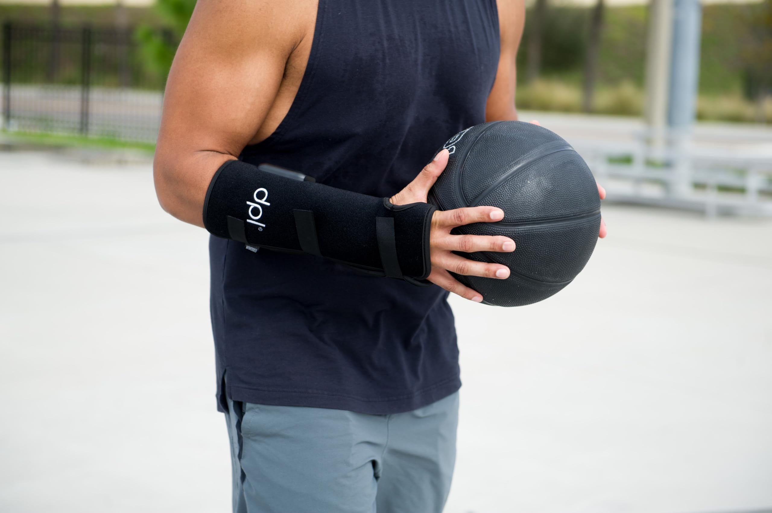 DPL portable therapy wrap used while working or resting.