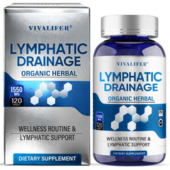 DQQI lymphatic drainage bottle pouring for gentle daily support of fluid balance