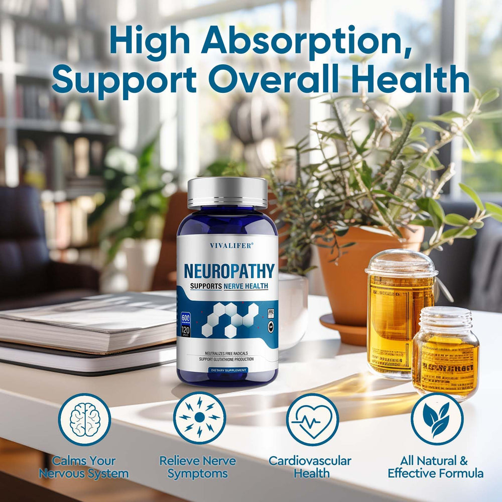 DQQI Nerve Savior lifestyle shot suggesting an active day relief.