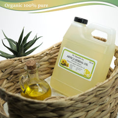 Dr Adorable Arnica oil packaging shows 100% pure infused formula for hair nourishment.