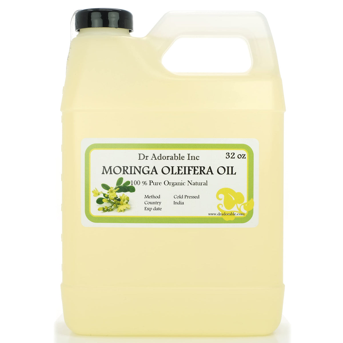 Dr Adorable Moringa Oil bottle pour for silky skin